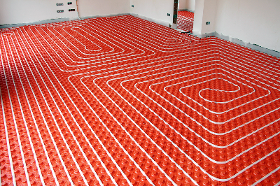 Hyrdonic heating warm floors